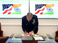 India and US inks Project Agreement for Air-Launched Unmanned Aerial Vehicle.