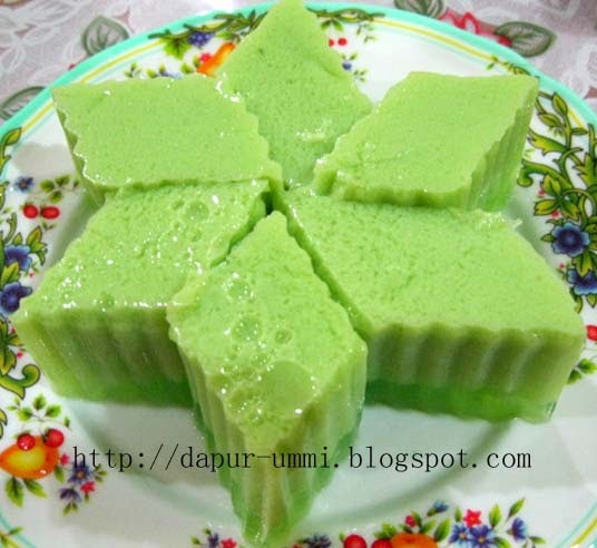 Dari Dapur Ummi: Agar-Agar Santan Pandan