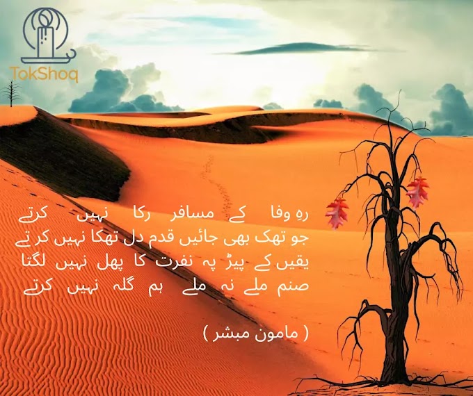 Rah-e-Wafa ke Musafir (Travlers on Path of Constancy) | Urdu Poetry w/ Eng Translation