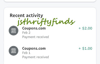 jsthriftyfinds - Coupons.com payouts