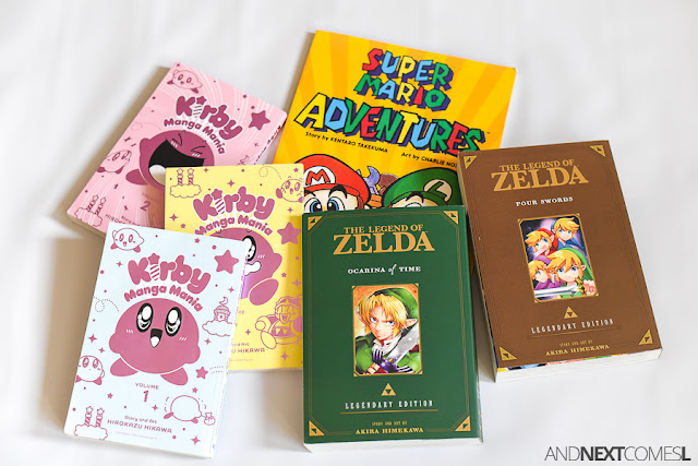 Manga books about video games for kids