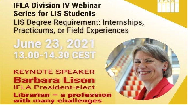 IFLA Division IV Event: LIS Degree Requirement: Internships, Practicums, or Field Experiences on 23 June 2021 