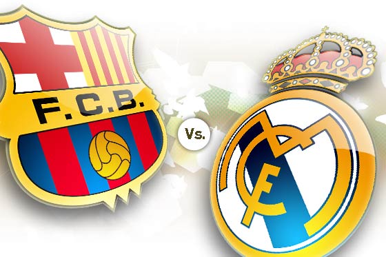 Real Madrid FC vs Barcelona FC El Clasico wallpaper in the season 2011 