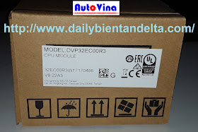 Công ty Auto Vina nhập khẩu và phân phối bộ điều khiển PLC Delta DVP32EC00R3
