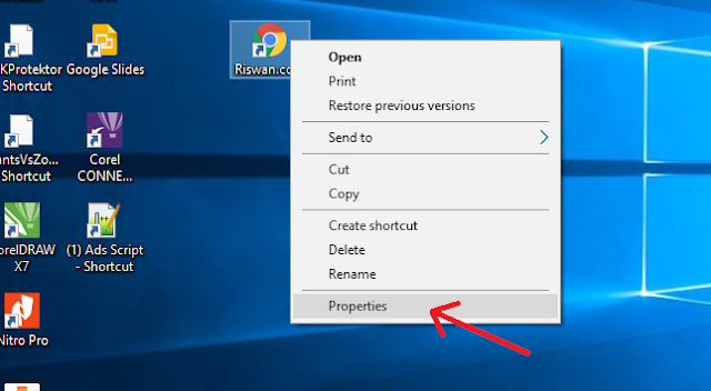 Cara Membuat Shortcut URL Website di Desktop