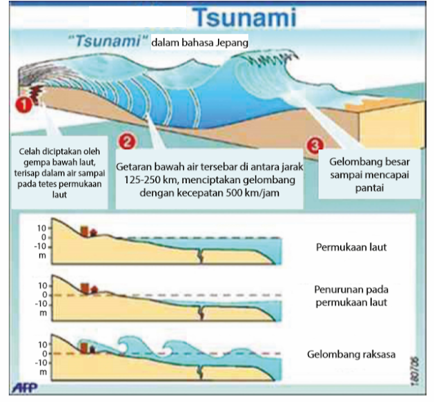 Diagram Gelombang Tsunami