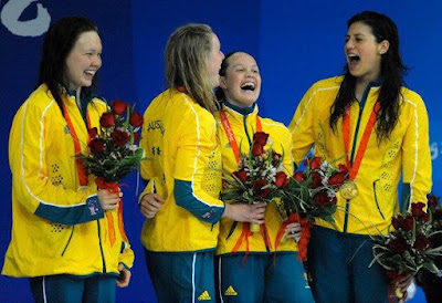 Australia, oro y récord mundial en los relevos 4x200 metros libres