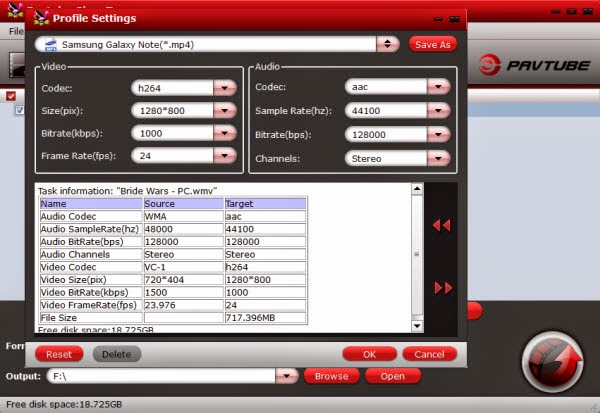 Galaxy Note Pro 12.2 video settings