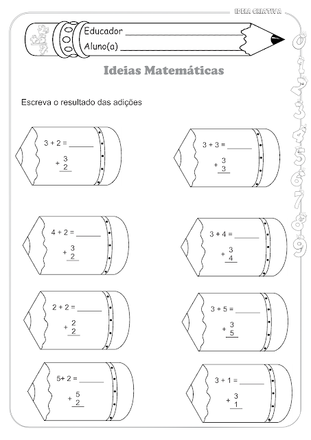 Matemática 1 ano ensino fundamental atividades