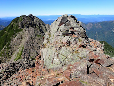 間ノ岳　山頂