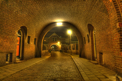 HDR-foto van poort, Arnhem