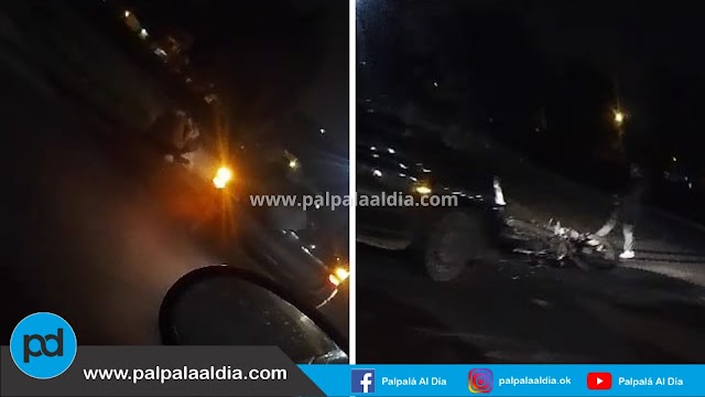 Camioneta y moto colisionaron en el acceso a Palpalá 