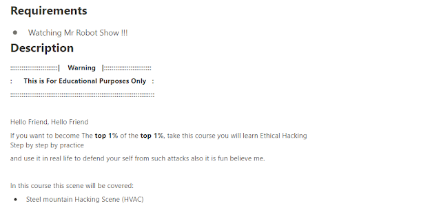 Cyber Security : Mr Robot Real Life Scenarios Vol 2