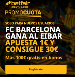 betfair promocuota Barcelona gana Eibar 29 diciembre 2020