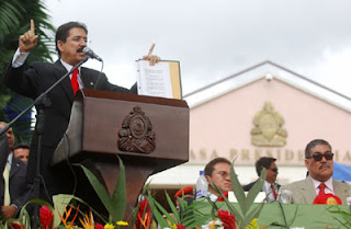 Honduran President Mel Zelaya