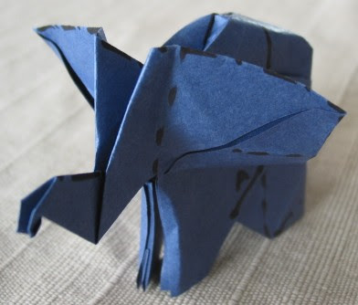 Elefántos origami