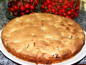 Italian Cherry and Walnut Cake. Made and photographed by Susan Walter.