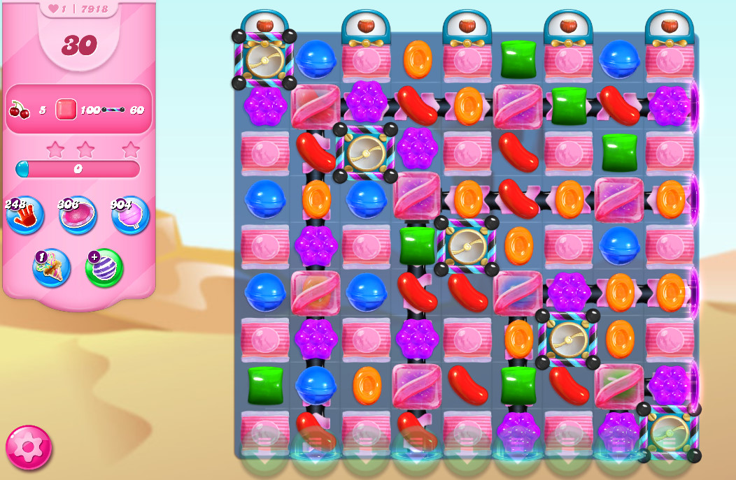 Candy Crush Saga level 7918