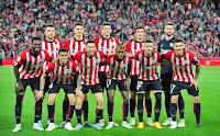 ATHLETIC CLUB. Temporada 2022-23. Aitor Paredes, Oihan Sancet, Mikel Vesga, Dani Vivian, Unai Simón. Iñaki Williams, Dani García, Óscar De Marcos, Nico Williams, Gorka Guruzeta, Yuri Berchiche. ATHLETIC CLUB 0 🆚 REAL BETIS BALOMPIÉ 1 Jueves 04/05/2023, 22:00 horas. Campeonato de Liga de 1ª División, jornada 33. Bilbao, Vizcaya, estadio de San Mamés: 43.116 espectadores. GOLES: ⚽0-1: 6’, Willian José.