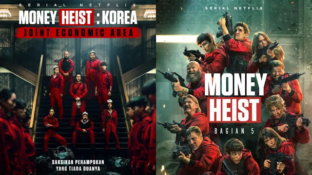 Poster Money Heist: Korea and Money Heist Original