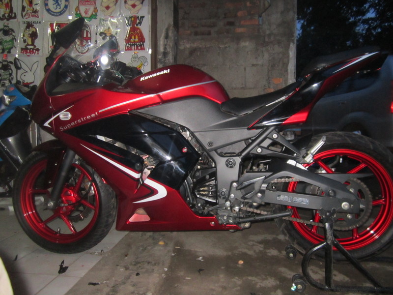 Cutting sticker motor Modifikasi motor