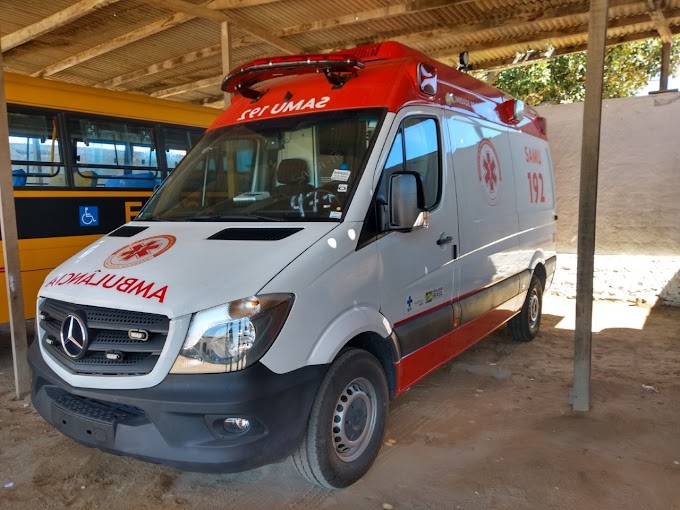  Saloá recebeu nova ambulância para o SAMU!