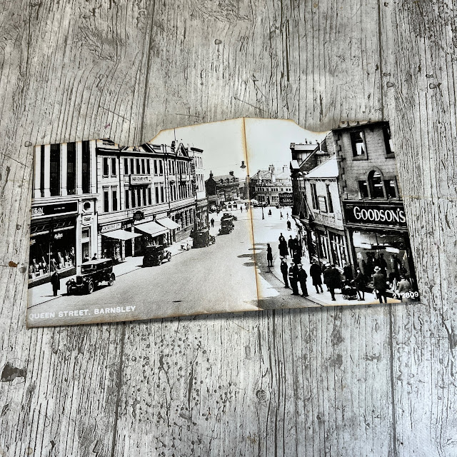 Using Large Book Page Vintage Photos To Make Ephemera