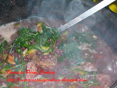 Ginisang Red Munggo Beans - Cooking Procedure