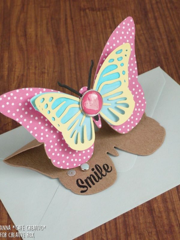 [Cardmaking] Come fare una Easel card farfalla
