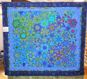 'Rhapsody in Blue' by Pat Cleary (One Block Wonder Quilt)