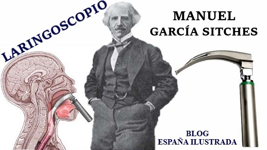 Manuel García Patricio laringoscopio laringe
