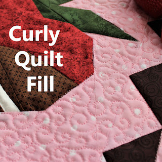 curly quilt fill-free motion quilting-quilt motif