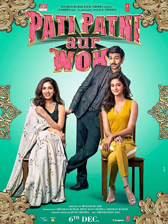 Pati Patni Aur Woh 2019 Hindi Movie 480p HDRip – [350MB]