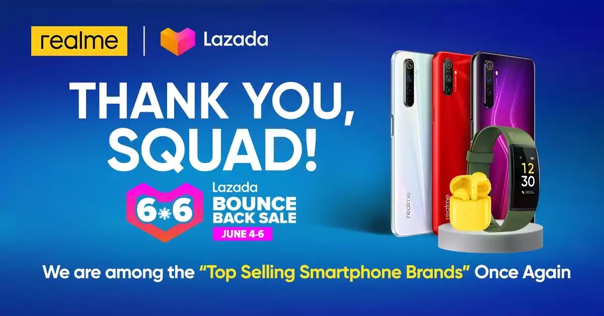 Realme 6 series sold out at Lazada 6.6 sale