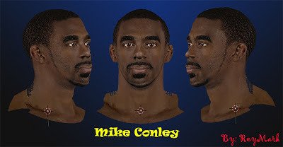 NBA 2K13 Mike Conley Cyberface Patch