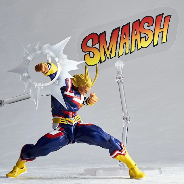 Figuras: Alucinante Revoltech de All Might de My Hero Academia - Kaiyodo