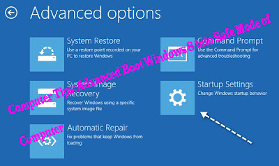 Computer Tips: Advanced Boot Windows 8 into Safe Mode for Computer