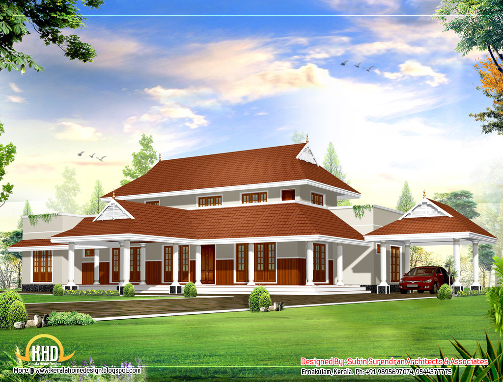 March 2012 Kerala home  design  and floor plans 
