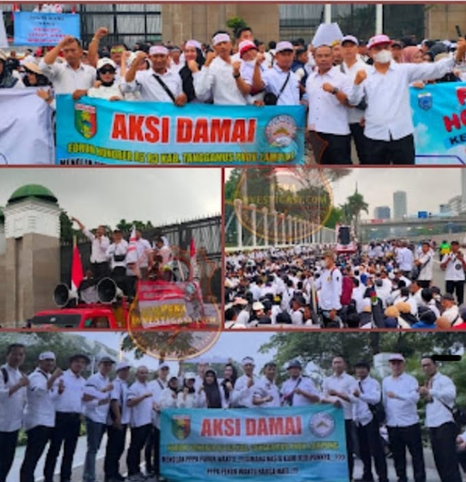 FORUM HONORER R2 R3 KABUPATEN TANGGAMUS LAMPUNG AKSI DAMAI KE JAKARTA.
