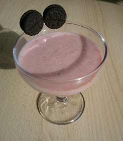 Batido fresas platano