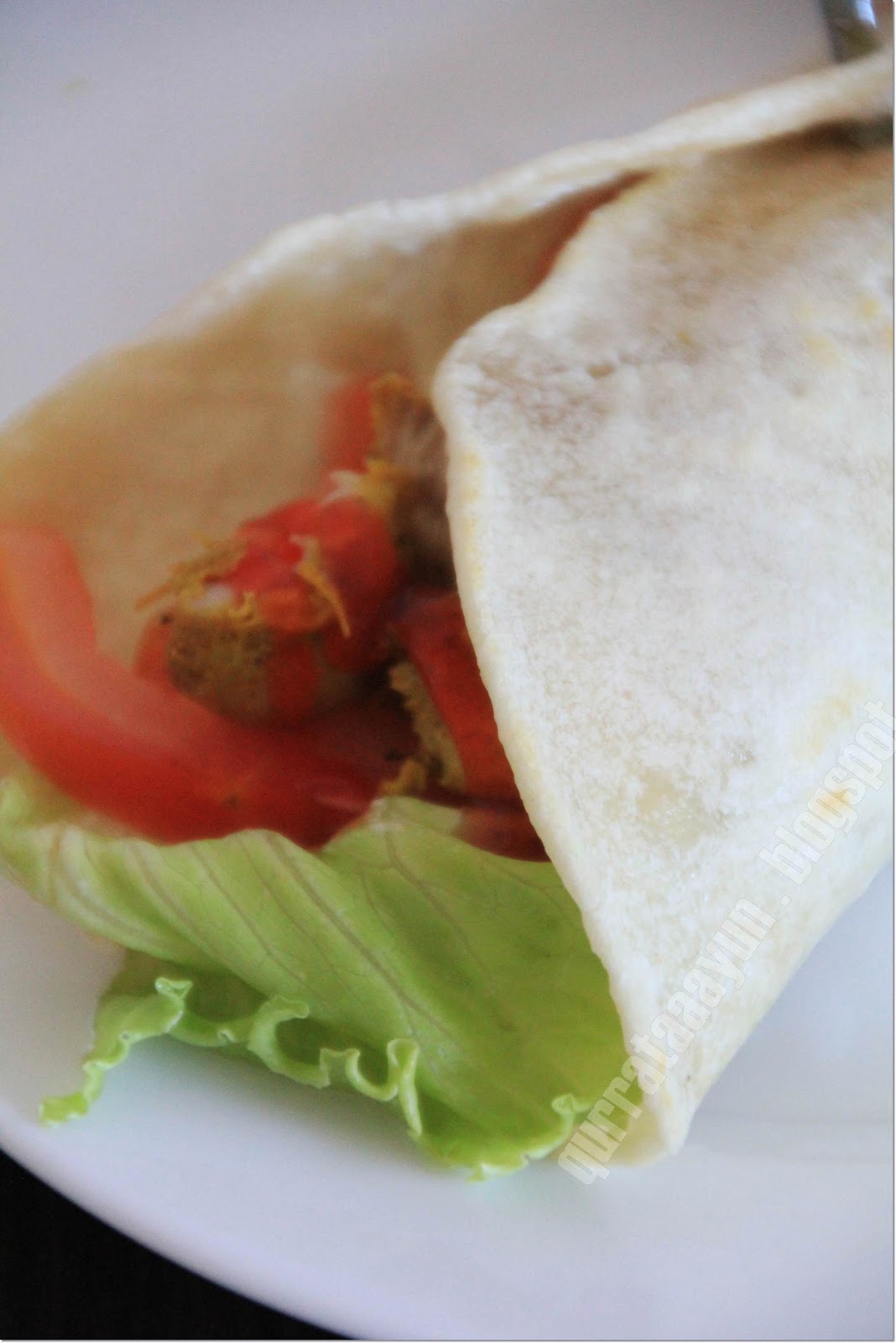 Life is a Constant Battle: Flour Tortilla and Chicken Wrap