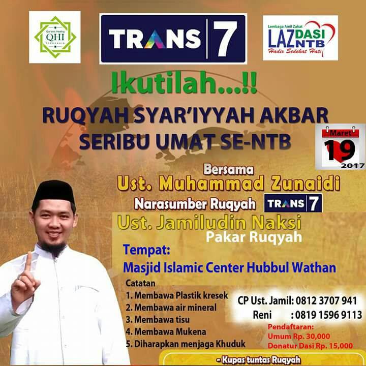 Ruqyah Syar'iyyah Akbar se NTB