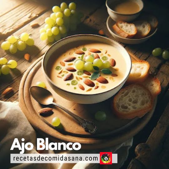 Receta tradicional del ajo blanco