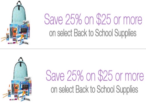 Amazon.ca Back To School 25% Off School Supplies