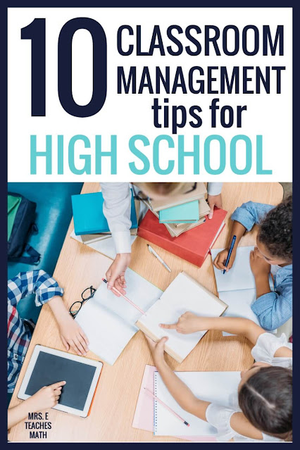 These classroom management tips are prefect to keep your secondary classroom running smoothly.