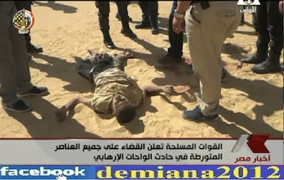 بالفيديو قوات الصاعقة المصرية يكشرون عن انيابهم و يقضوا علي منفذي اعتداء طريق الواحات
