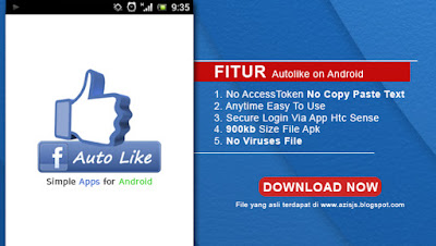Download aplikasi Autolike Facebook untuk Android