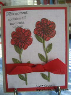 stampinup,  paper trey ink remember, poppy