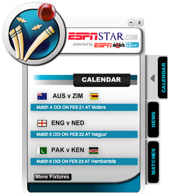 cricket live score board. Cricket score board on your