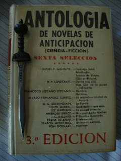 Portada del libro Antología de novelas de anticipación. Sexta selección, de varios autores